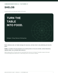 Shelob strategy guide: Turn the Table into Food